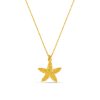 Textured Starfish Necklace